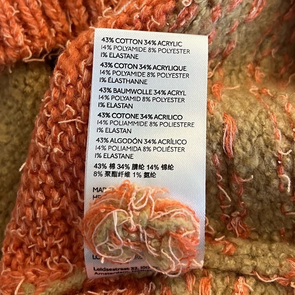 Anthropologie Pilcro Women's Rugby Tunic
Sweater Orange Tan Knit‎ Long - Picture 14 of 15